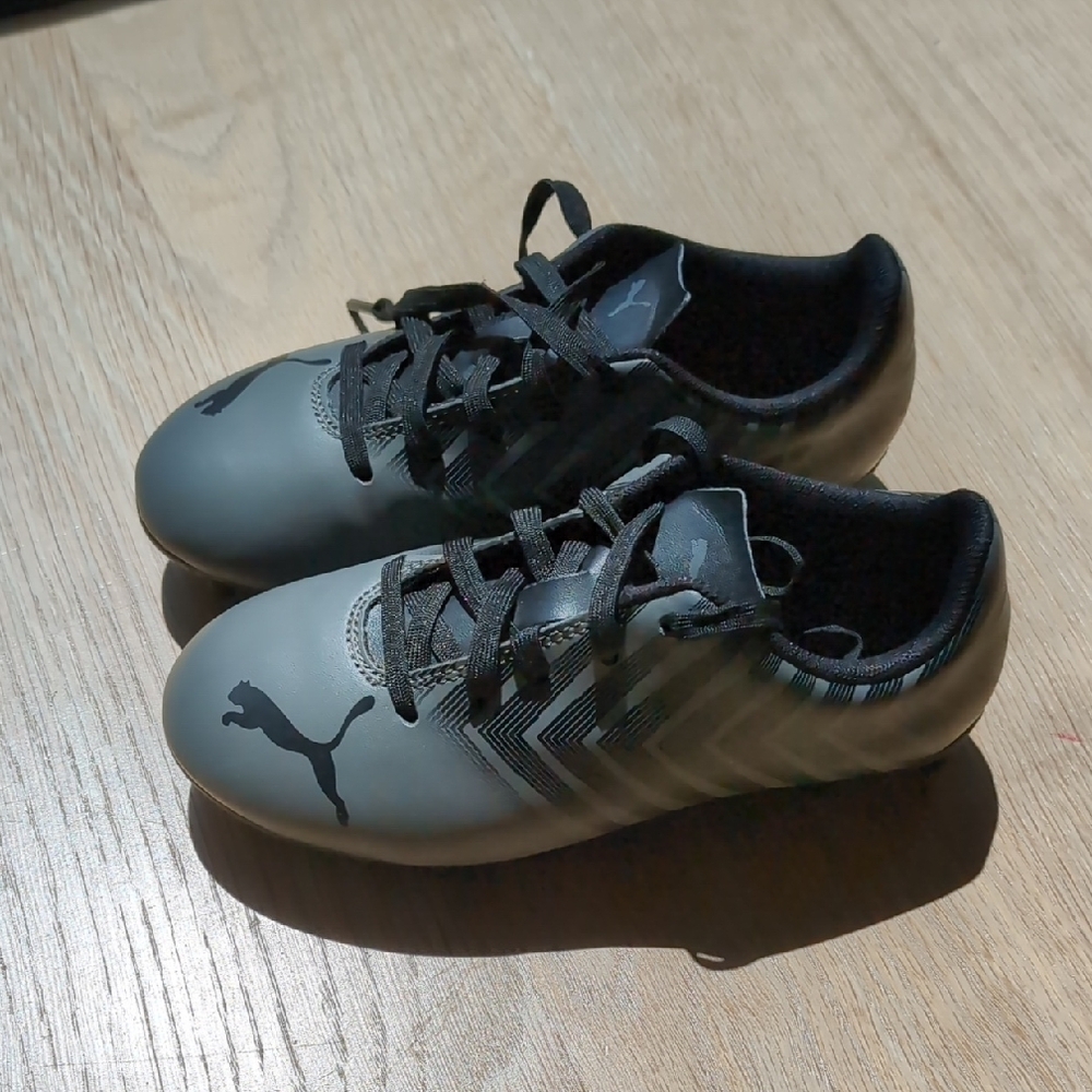 Puma Gray Soccer Cleats